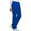 image:imageCherokee Scrub Pants for Women Mid Rise PullOn Cargo Medical Uniform 7 Pocket Elastic Waist Adjustable Hem Stretch  4005Galaxy Blue