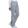 image:imageCherokee Scrub Pants for Women Mid Rise PullOn Cargo Medical Uniform 7 Pocket Elastic Waist Adjustable Hem Stretch  4005Grey