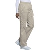image:imageCherokee Scrub Pants for Women Mid Rise PullOn Cargo Medical Uniform 7 Pocket Elastic Waist Adjustable Hem Stretch  4005Kakw