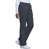 image:imageCherokee Scrub Pants for Women Mid Rise PullOn Cargo Medical Uniform 7 Pocket Elastic Waist Adjustable Hem Stretch  4005Pewter