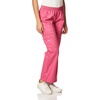 image:imageCherokee Scrub Pants for Women Mid Rise PullOn Cargo Medical Uniform 7 Pocket Elastic Waist Adjustable Hem Stretch  4005Shocking Pink