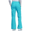 image:imageCherokee Scrub Pants for Women Mid Rise PullOn Cargo Medical Uniform 7 Pocket Elastic Waist Adjustable Hem Stretch  4005Turquoise