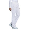 image:imageCherokee Scrub Pants for Women Mid Rise PullOn Cargo Medical Uniform 7 Pocket Elastic Waist Adjustable Hem Stretch  4005White