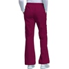 image:imageCherokee Scrub Pants for Women Mid Rise PullOn Cargo Medical Uniform 7 Pocket Elastic Waist Adjustable Hem Stretch  4005Wine
