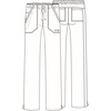image:imageCherokee Women Scrubs Pant Workwear Core Stretch Mid Rise Straight Leg Drawstring WW130Eggplant
