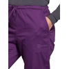 image:imageCherokee Women Scrubs Pant Workwear Core Stretch Mid Rise Straight Leg Drawstring WW130Eggplant