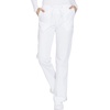 image:imageCherokee Women Scrubs Pant Workwear Core Stretch Mid Rise Straight Leg Drawstring WW130White