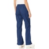 image:imageCherokee Womens Ww Flex W Certainty Midrise Flare Drawstring PantNavy