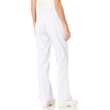 image:imageCherokee Womens Ww Flex W Certainty Midrise Flare Drawstring PantWhite