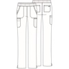 image:imageWorkwear Originals Women Scrubs Pant Mid Rise Straight Leg Pullon Cargo WW210Galaxy Blue