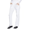 image:imageWorkwear Originals Women Scrubs Pant Mid Rise Straight Leg Pullon Cargo WW210White