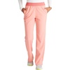 image:imageCherokee Atmos Scrub Pants for Women Straight Leg PullOn Mid RiseSugar Melon