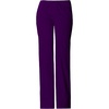 image:imageCherokee Luxe Women Scrubs Pant Low Rise Flare Leg Drawstring Cargo 21100Eggplant