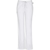 image:imageCherokee Womens Ww Flex W Certainty Midrise Flare Drawstring PantWhite