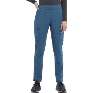 image:imageCherokee Euphoria Women Scrubs Pant Mid Rise Tapered Leg Drawstring CK140ABlue