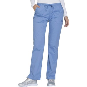 image:imageCherokee Women Scrubs Pant Workwear Core Stretch Mid Rise Straight Leg Drawstring WW130Ciel
