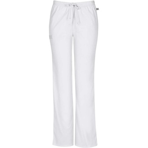 image:imageCherokee Womens Ww Flex W Certainty Midrise Flare Drawstring PantWhite