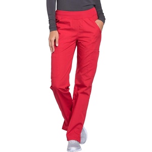image:imageWorkwear Originals Women Scrubs Pant Mid Rise Straight Leg Pullon Cargo WW210Red
