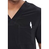 image:imageCherokee Allura Scrub Tops for Men V Neck Modern Fit Top 2 PocketsBlack