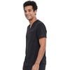 image:imageCherokee Allura Scrub Tops for Men V Neck Modern Fit Top 2 PocketsBlack