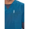 image:imageCherokee Allura Scrub Tops for Men V Neck Modern Fit Top 2 PocketsCaribbean Blue