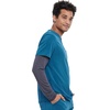 image:imageCherokee Allura Scrub Tops for Men V Neck Modern Fit Top 2 PocketsCaribbean Blue