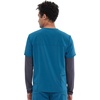 image:imageCherokee Allura Scrub Tops for Men V Neck Modern Fit Top 2 PocketsCaribbean Blue