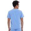 image:imageCherokee Allura Scrub Tops for Men V Neck Modern Fit Top 2 PocketsCiel Blue