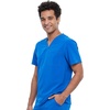 image:imageCherokee Allura Scrub Tops for Men V Neck Modern Fit Top 2 PocketsRoyal