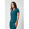 image:imageCherokee Allura V Neck Medical Scrub Tops Soft Stretch 2 PocketsCaribbean Blue