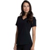 image:imageCherokee Allura VNeck Womens Scrub Tops Nurse Shirt with 3 PocketsBlack