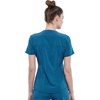 image:imageCherokee Allura VNeck Womens Scrub Tops Nurse Shirt with 3 PocketsCaribbean Blue