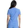 image:imageCherokee Allura VNeck Womens Scrub Tops Nurse Shirt with 3 PocketsCiel Blue