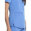 image:imageCherokee Allura VNeck Womens Scrub Tops Nurse Shirt with 3 PocketsCiel Blue