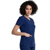 image:imageCherokee Allura VNeck Womens Scrub Tops Nurse Shirt with 3 PocketsNavy