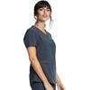 image:imageCherokee Allura VNeck Womens Scrub Tops Nurse Shirt with 3 PocketsPewter