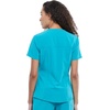 image:imageCherokee Allura VNeck Womens Scrub Tops Nurse Shirt with 3 PocketsTeal Blue