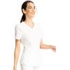 image:imageCherokee Allura VNeck Womens Scrub Tops Nurse Shirt with 3 PocketsWhite