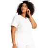 image:imageCherokee Allura VNeck Womens Scrub Tops Nurse Shirt with 3 PocketsWhite