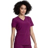 image:imageCherokee Allura VNeck Womens Scrub Tops Nurse Shirt with 3 PocketsWine