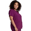 image:imageCherokee Allura VNeck Womens Scrub Tops Nurse Shirt with 3 PocketsWine