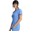 image:imageCherokee Allura Womens Medical Scrub Shirts V Neck Top with 3 PocketsCiel Blue