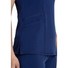 image:imageCherokee Allura Womens Medical Scrub Shirts V Neck Top with 3 PocketsNavy