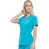 image:imageCherokee Allura Womens Medical Scrub Shirts V Neck Top with 3 PocketsTeal Blue