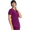 image:imageCherokee Allura Womens Medical Scrub Shirts V Neck Top with 3 PocketsWine