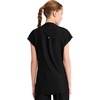 image:imageCherokee Kinetic Henley Womens Scrub Top Dolman Sleeves 2 Zipper PocketsBlack