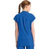 image:imageCherokee Kinetic Henley Womens Scrub Top Dolman Sleeves 2 Zipper PocketsRoyal
