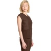 image:imageCherokee Kinetic V Neck Wrap Scrub Top for Women with Dolman SleevesEspresso Express