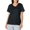 image:imageCherokee Luxe Women Scrubs Top Crossover VNeck PinTuck 1999Black