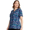 image:imageCherokee Prints Women Scrubs Top Mock Wrap Print CK688Confetti Daisies